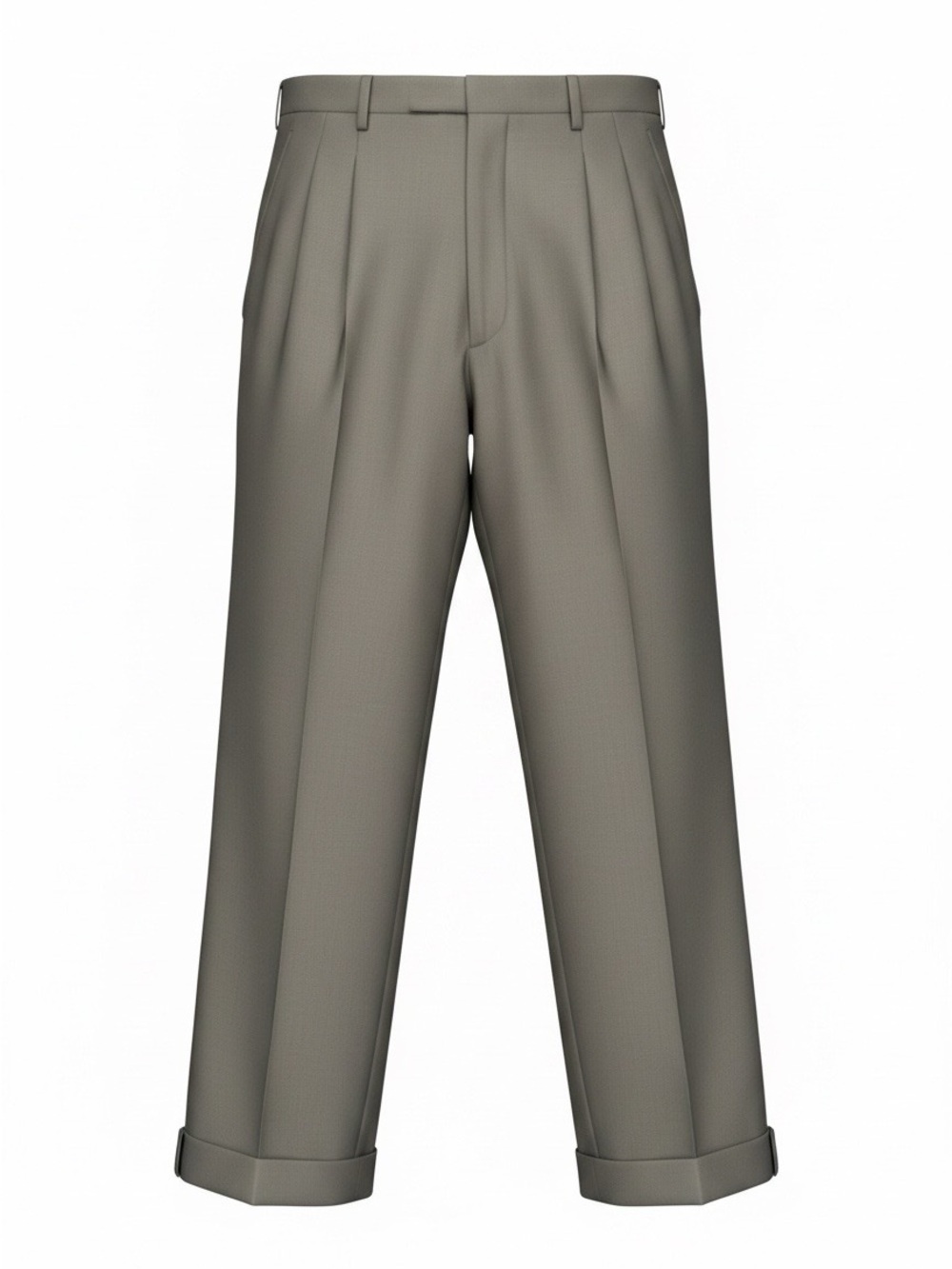 Black Label Olive Straight-Leg Dress Pants